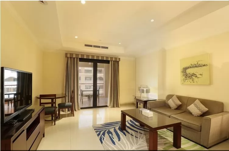 Résidentiel Propriété prête Studio F / F Appartement  a louer au Doha #16205 - 1  image 
